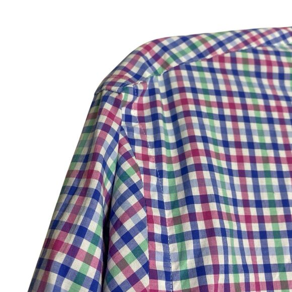 Polo Ralph Lauren Shirt Mens Large Colorful Button Down Plaid Long Sleeve Preppy - Picture 10 of 13